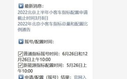 小客车指标更新查询／北京市小客车指标更新查询