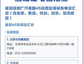 【广汽本田4s店售后服务电话,广汽本田4s店的电话】